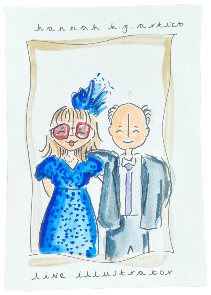 wedding guest illustration